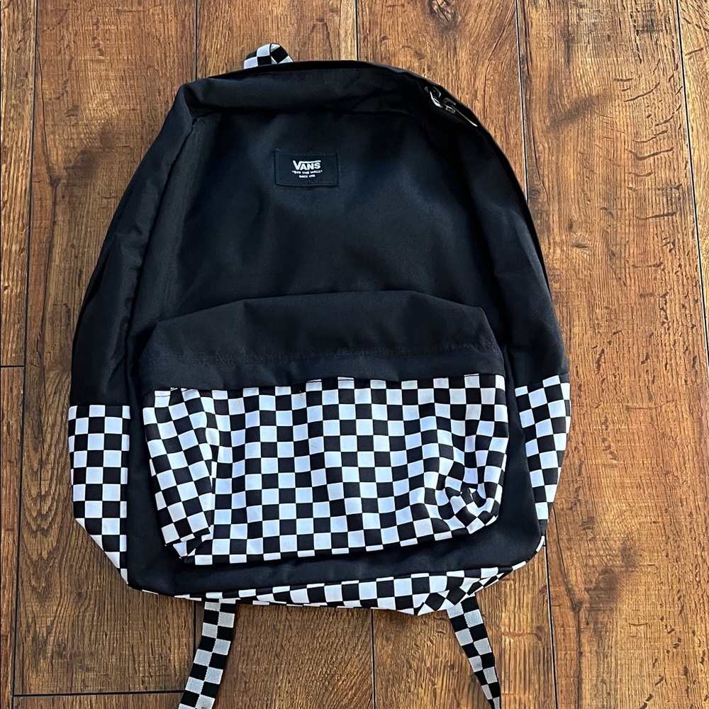 Vans Classic Checkered Black Backpack